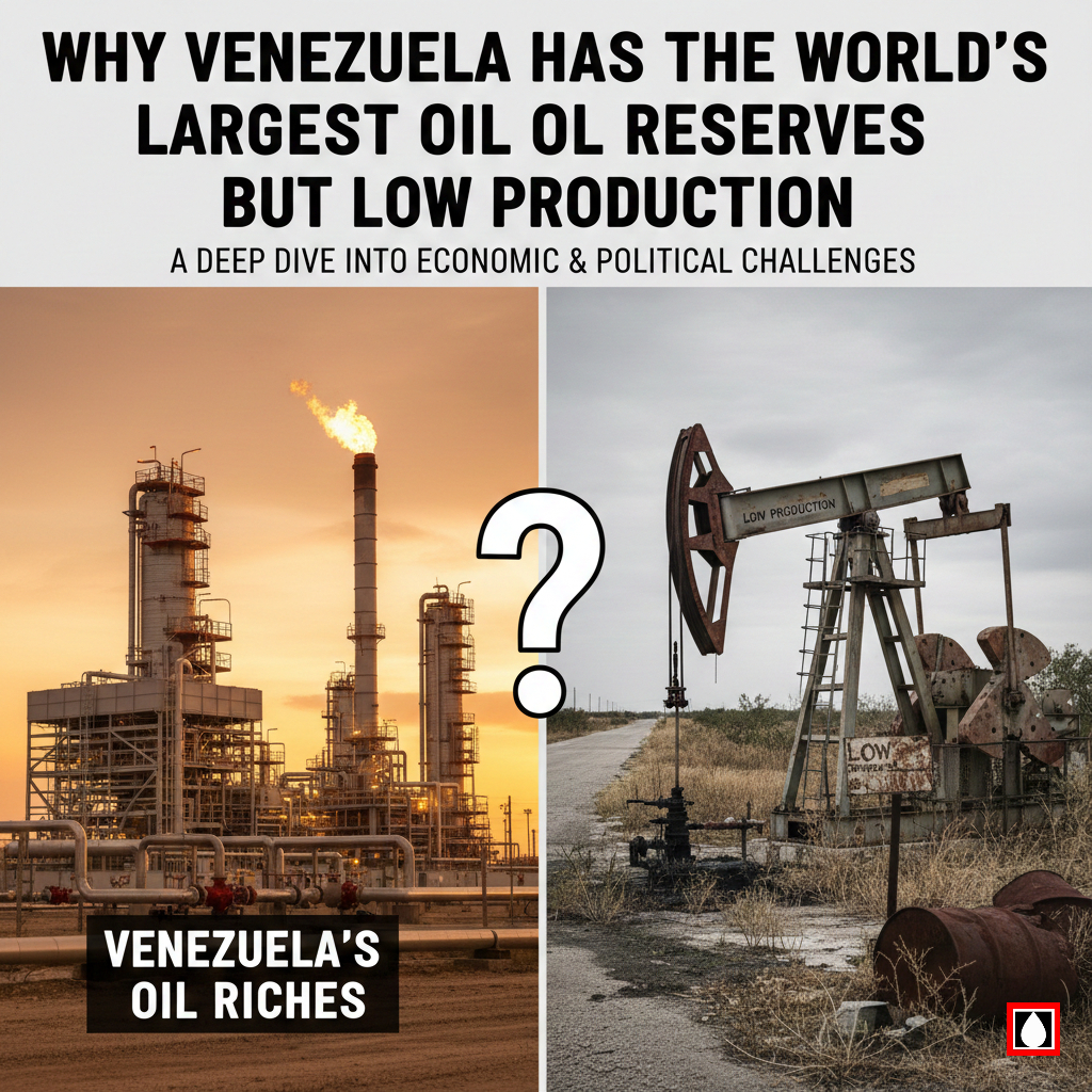 Why Venezuela Has the World’s Largest Oil Reserves but Low Production